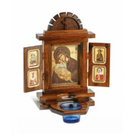 Ξύλινο Καντήλι Τοίχου 617