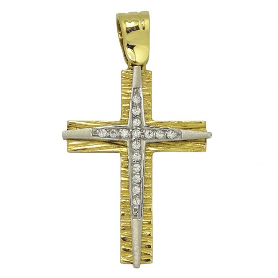 Γυναικείος χρυσός σταυρός 4108.06540031