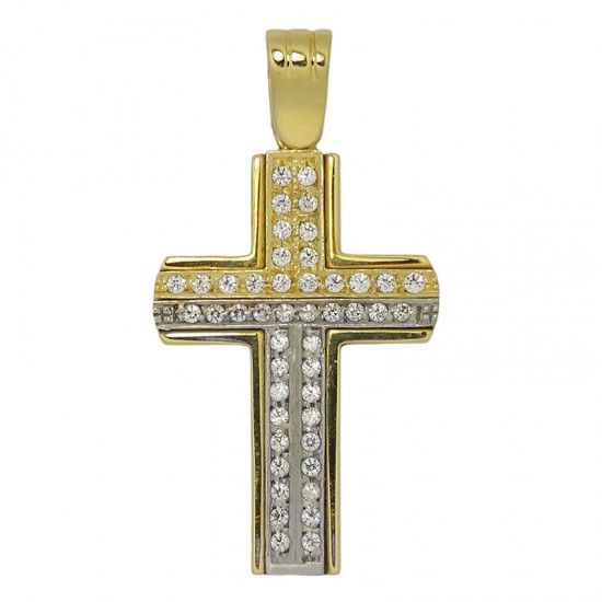 Γυναικείος χρυσός σταυρός 4108.06540040