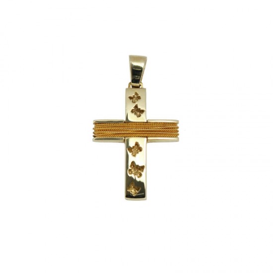Γυναικείος χρυσός σταυρός 4108.09510010
