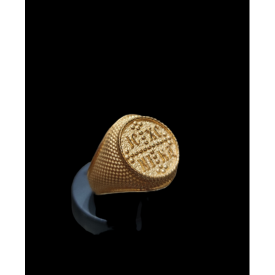 Special Edition - Gold plated Amulet Ring by Silver 925 
