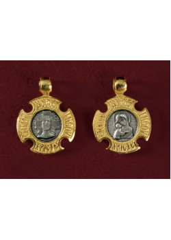 Ασημένιο μενταγιόν 9255-Χ