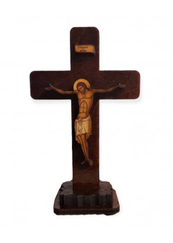 Desktop wooden cross