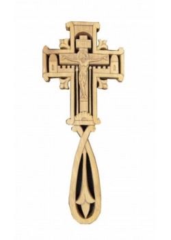 Wood carved cross