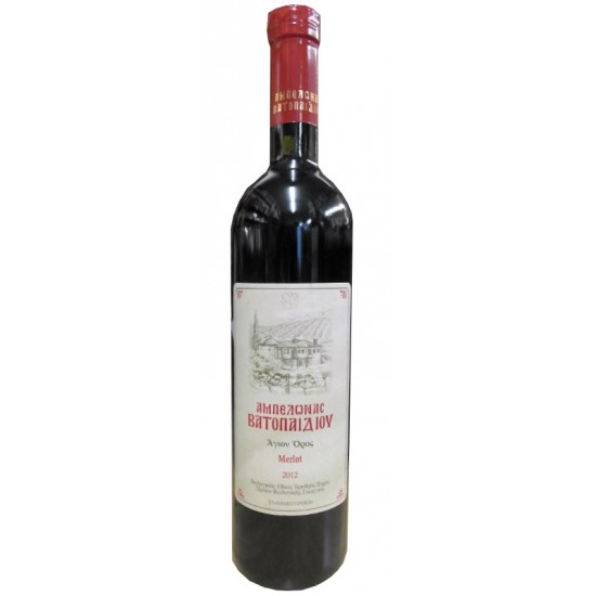 Αμπελώνας Βατοπαιδίου - Οίνος ερυθρός ξηρός Merlot
